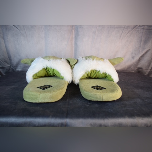 Plush STAR Wars Adult Yoda Slippers. No Box. Size XL 10-11 - Picture 3 of 6